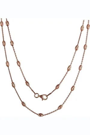 SilberDream Silberkette Halskette 925 Silber rose (Halskette), Halsketten ca. 45cm, 925 Sterling Silber, vergoldet (Roségold 333), Fa - Verkäufer: Fit4Style Silberschmuck - IMPPAC