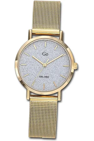 GO Girl Only Quarzuhr Edelstahl Damen Uhr 695940, (Analoguhr), Damenuhr mit Edelstahlarmband, rundes Gehäuse, klein (ca. 30mm), Fashi - Verkäufer: Fit4Style Silberschmuck - IMPPAC