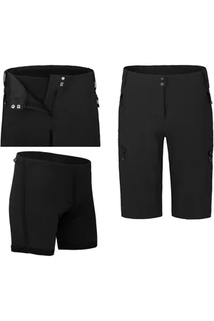 Bergson Fahrradhose VINA Bermuda Damen Radshorts (mit gepolsterter Innenhose), robust, elastisch, Norm - Verkäufer: