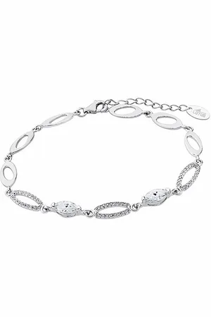 Lotus Silberarmband Oval Armband LP1919-2/1 (Armband), Armband Oval ca. 16cm, 925 Sterling Silber, Farbe: silber, weiß - Verkäufer: Fit4Style Silberschmuck - IMPPAC