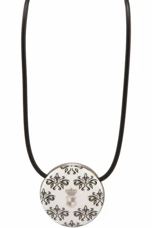 GOEBEL Kette mit Anhänger Château s/w Dots Floral Maja Von Hohenzollern - Verkäufer: Ambiente-3000