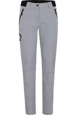 Bergson Outdoorhose VIDAA COMFORT (slim) Damen Wanderhose, leicht, strapazierfähig, Normalgrößen, hellgrau - Verkäufer: