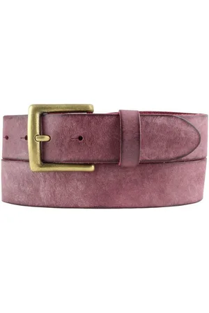 BELTINGER Ledergürtel Gürtel mit altmessing Gürtelschnalle aus weichem Vollrindleder 4 cm - (1-St) - Verkäufer: Brazil Lederwaren