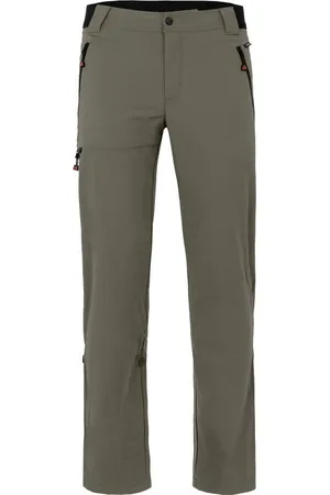Bergson Outdoorhose ARRESÖ COMFORT Herren Wanderhose, leicht, strapazierfähig, Normalgrößen, grau/grün - Verkäufer: