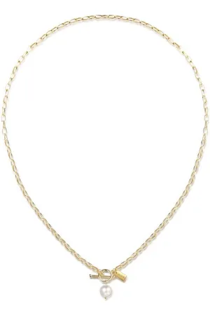 Ailoria Silberkette SAYURI Halskette (1-tlg), 925 Sterling Silber vergoldet Süßwasserperle - Verkäufer: Lifestyle Delights