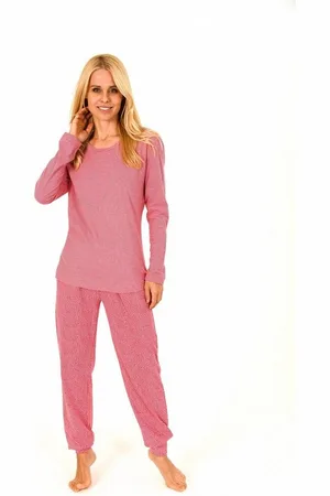 Normann Relaxanzug Damen Shirt Oberteil langarm Mix & Match Streifendesign - Verkäufer: Fairway