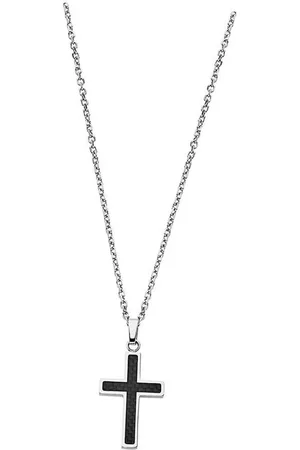 Lotus Edelstahlkette Halsketten silber schwarz (Halsketten, Halskette), für Herren aus Edelstahl (Stainless Steel) - Verkäufer: Fit4Style Silberschmuck - IMPPAC