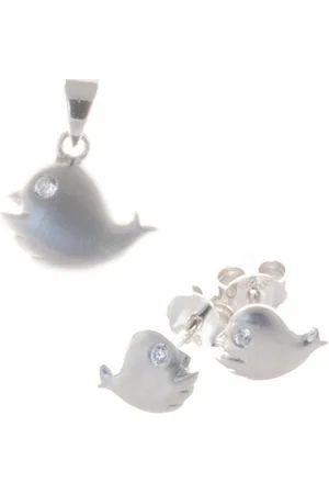 Bella Carina Schmuckset Walfisch Set (Anhänger und Ohrstecker, 2-tlg), 925 Soöber - Verkäufer: