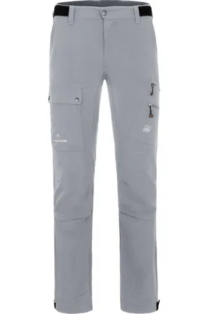 Bergson Outdoorhose BOGONG Herren Wanderhose, vielseitig, viele Taschen, Normalgrößen, hellgrau - Verkäufer: