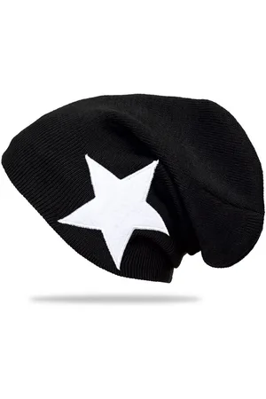 CASPAR Beanie MU094 klassische Fein Strick Unisex Mütze mit STERN - Verkäufer: & SIKORA