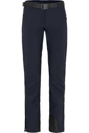 Bergson Outdoorhose MAILA Damen Winter Softshellhose, winddicht, warm, Langgrößen, Nacht - Verkäufer: