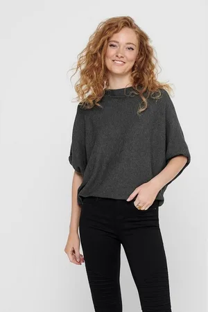 JACQUELINE DE YONG Strickpullover Pullover Feinstrick Sweatshirt JDYNEW BEHAVE BATSLEEVE Sweater (1-tlg) JDYPULLI - Verkäufer: ARIZONAS