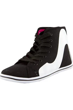 AvaMia Damen Sneaker Schnürschuhe Schuhe Turnschuhe Sneaker Damenturnschuhe Halbschuhe mit High Heel Aufdruck - Verkäufer: PEROYORK