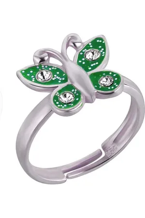 schmuck23 Fingerring Kinder Ring Schmetterling 925 Silber, Kinderschmuck Mädchen Silberring Geschenk - Verkäufer: