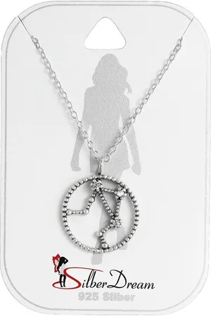 SilberDream Silberkette Sternbild Waage Halskette (Halskette), Halskette (Sternbild Waage) ca. 42cm und 45cm, 925 Sterling Silber, Fa - Verkäufer: Fit4Style Silberschmuck - IMPPAC