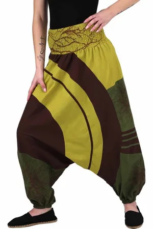 Kunst und Magie Haremshose Goa Haremshose "The Tree" Ibiza Strandhose, Wellnesshose Boho - Verkäufer: