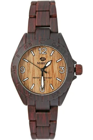 Marea Quarzuhr B35297/7, Woodlook M dunkel-/hellbraun, Armbanduhr Unisex in Holzoptik - Verkäufer: Kaladia