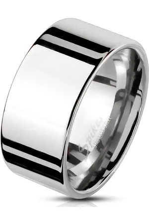 Bungsa Fingerring Ring breit silber aus Edelstahl Herren (Ring, 1-tlg), Männer - Verkäufer: