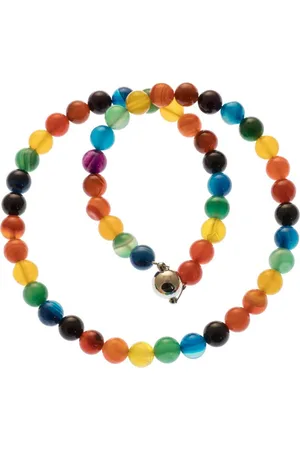 Bella Carina Perlenkette Regenbogen Kette, Magnetverschluss - Verkäufer: