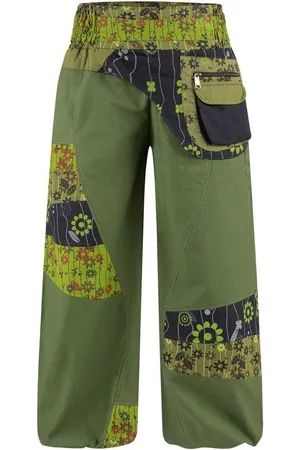 Kunst und Magie Haremshose Kunst&Magie Bunte Hippiehose Baumwolle IBIZA Strandhose Wellnesshose - Verkäufer: