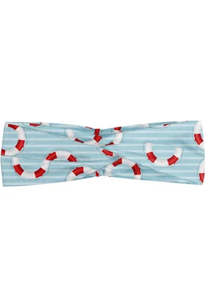 Abakuhaus Stirnband Elastisch und Angenehme alltags accessories Wasserblau Schwimmweste-Krise - Verkäufer: Color-D Textile GmbH