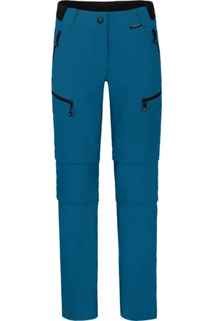 Bergson Outdoorhose PORI Doppel Zipp-Off mit T-ZIPP Damen Wanderhose, robust elastisch, Normalgrößen, Saphir - Verkäufer: