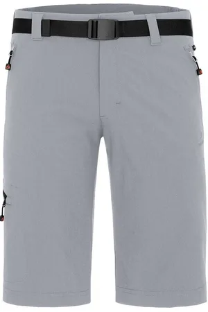 Bergson Outdoorhose REDWOOD BERMUDA Herren Wandershorts, vielseitig, pflegeleicht, Normalgrößen, hellgrau - Verkäufer: