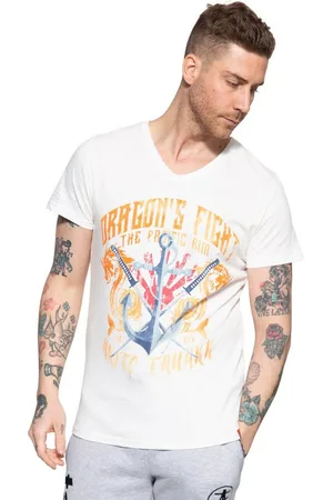 Akito tanaka T-Shirt Dragon Anchor (1-tlg) mit starkem Frontprint - Verkäufer: Deinetrends