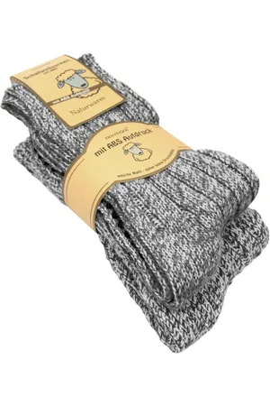 Normani Thermosocken 2 Paar Norweger-ABS-Socken mit Schafwolle (Set, 2 Paar) hoher Schafwollanteil - Verkäufer:
