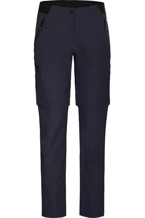 Bergson Outdoorhose VIDAA COMFORT Zipp-Off Damen Wanderhose, leicht, strapazierfähig, Kurzgrößen, Nacht - Verkäufer: