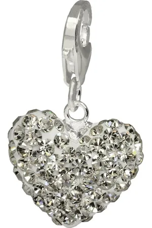 SilberDream Charm-Einhänger Charm Herz, Charmsanhänger Herz, 925 Sterling Silber, Farbe: - Verkäufer: Fit4Style Silberschmuck - IMPPAC