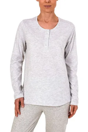 Normann Relaxanzug Damen Shirt Top langarm, Streifenoptik, Mix & Match -191 219 903 - Verkäufer: Fairway