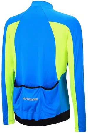 Airtracks Radtrikot Herren Fahrradtrikot Langarm Pro T Radtrikot - Jersey mit Quick Dry & Anti-UV » S M L XL XXL XXXL « - Verkäufer: Sport