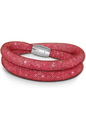 SilberDream Edelstahlarmband Armband rosa Arm-Schmuck (Armband), Damenarmband mit Edelstahl-Verschluss, Farbe: rot, rosa Kristalle - Verkäufer: Fit4Style Silberschmuck - IMPPAC