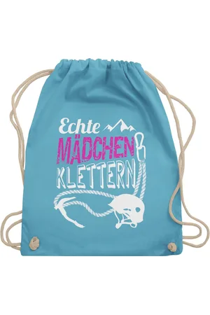 Shirtracer Turnbeutel Echte Mädchen klettern, Sport Zubehör - Verkäufer: