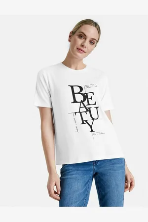Taifun Kurzarmshirt T-Shirt mit Letter-Print EcoVero (1-tlg) - Verkäufer: E-Gerry Weber Digital GmbH
