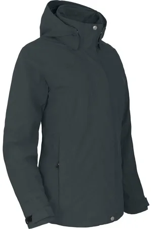 Bergson Regenjacke ROCKRIDER THERMO Damen Regenjacke, leicht wattiert, 12000 mm Wassersäule, Langgrößen - Verkäufer: