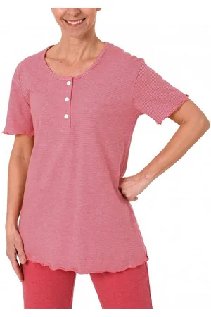 Normann Relaxanzug Damen Shirt Oberteil kurzarm Mix & Match Streifendessin - Verkäufer: Fairway