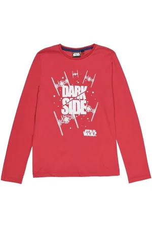 STAR WARS Langarmshirt Kinder Jungen Longsleeve langarm Shirt X-Wing Millenium Falcon - Verkäufer: Yuhu Trading GmbH