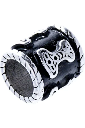 Kiss of Leather Diadem Bartperle Thorshammer Thor Haarperle Edelstahl Bartschmuck 8 mm - Verkäufer: