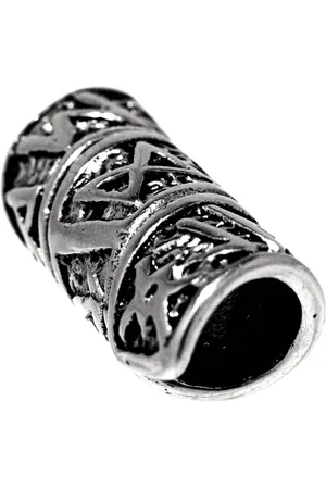 Kiss of Leather Diadem Bartperle Runen Futhark Haarperle Edelstahl Bartschmuck 5 mm - Verkäufer: