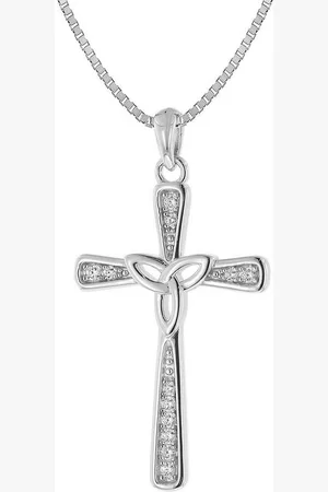 trendor Kette mit Anhänger mit Kreuz-Anhänger Silber 925 Zirkonia - Verkäufer: uhrcenter