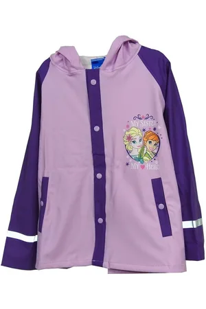 Disney Regenjacke Mädchen Kinder Eiskönigin Regenjacke Anna und Elsa Outdoor Buddel Matsch Jacke - Verkäufer: dynamic24