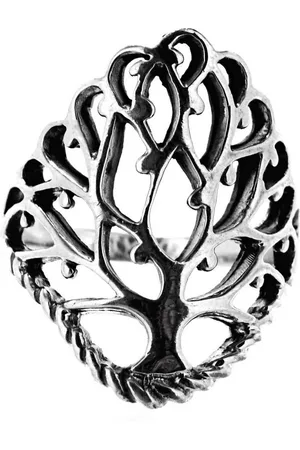 Kiss of Leather Silberring Ring Fingerring Lebensbaum 925 Silber Gr. 52-70 Weltenbaum Yggdrasil - Verkäufer: