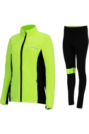 Airtracks Fahrradhose Damen Winter Radtrikot Set (Softshell Fahrradjacke + Thermo Fahrradhose Lang, optimal für die kalte Jahreszeit) Herbst-Winter » S M L Xl XXL XXXL « - Verkäufer: Sport