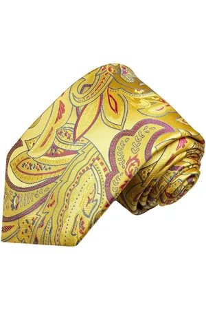 Paul Malone Krawatte Elegante Seidenkrawatte Herren Schlips paisley floral 100% Seide Breit (8cm), rot 2028 - Verkäufer: Jung GmbH