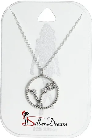 SilberDream Silberkette Sternbild Fische Halskette (Halskette), Halskette (Sternbild Fische) ca. 42cm und 45cm, 925 Sterling Silber, F - Verkäufer: Fit4Style Silberschmuck - IMPPAC