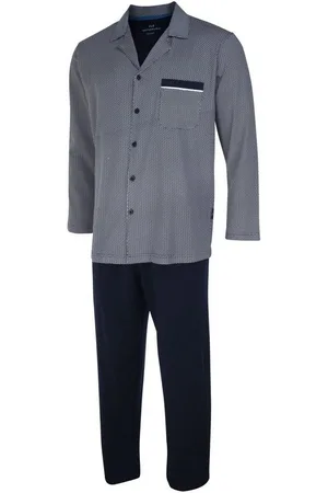 Götzburg Pyjama Brooklyn (Set, 2 tlg) reine Baumwolle, wärmeregulierend, atmungsaktiv, formbeständig - Verkäufer: LuriX