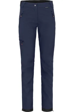 Bergson Outdoorhose TESSE COMFORT (slim) Damen Softshellhose, winddicht, strapazierfähig, Kurzgrößen, peacoat - Verkäufer: