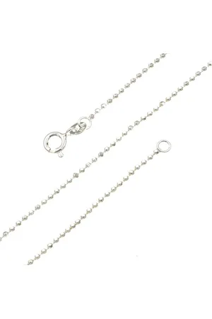 Bella Carina Silberkette Kugelkette 1,4 mm facettiert 925 Silber, 925 Silber - Verkäufer: